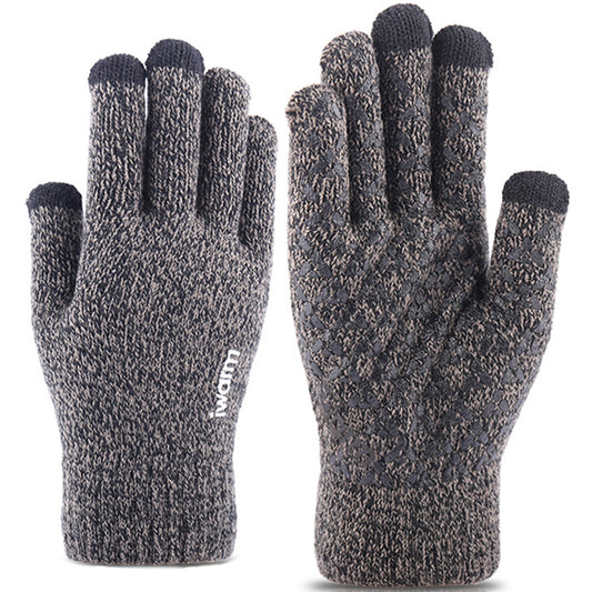Guantes de Invierno Táctiles Iwarm ST0005, Talla 21cm, Gris