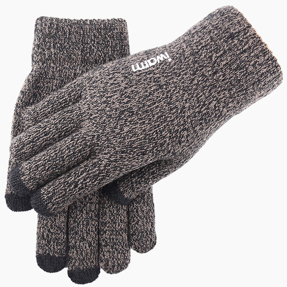 Guantes de Invierno Táctiles Iwarm ST0005, Talla 21cm, Gris