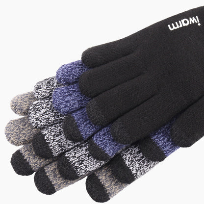 Guantes de Invierno Táctiles Iwarm ST0005, Talla 21cm, Gris