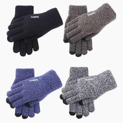 Guantes de Invierno Táctiles Iwarm ST0005, Talla 21cm, Gris