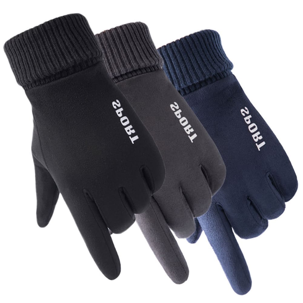 Guantes de Invierno Táctiles Unisex Techsuit ST0010, Talla Única, Negros