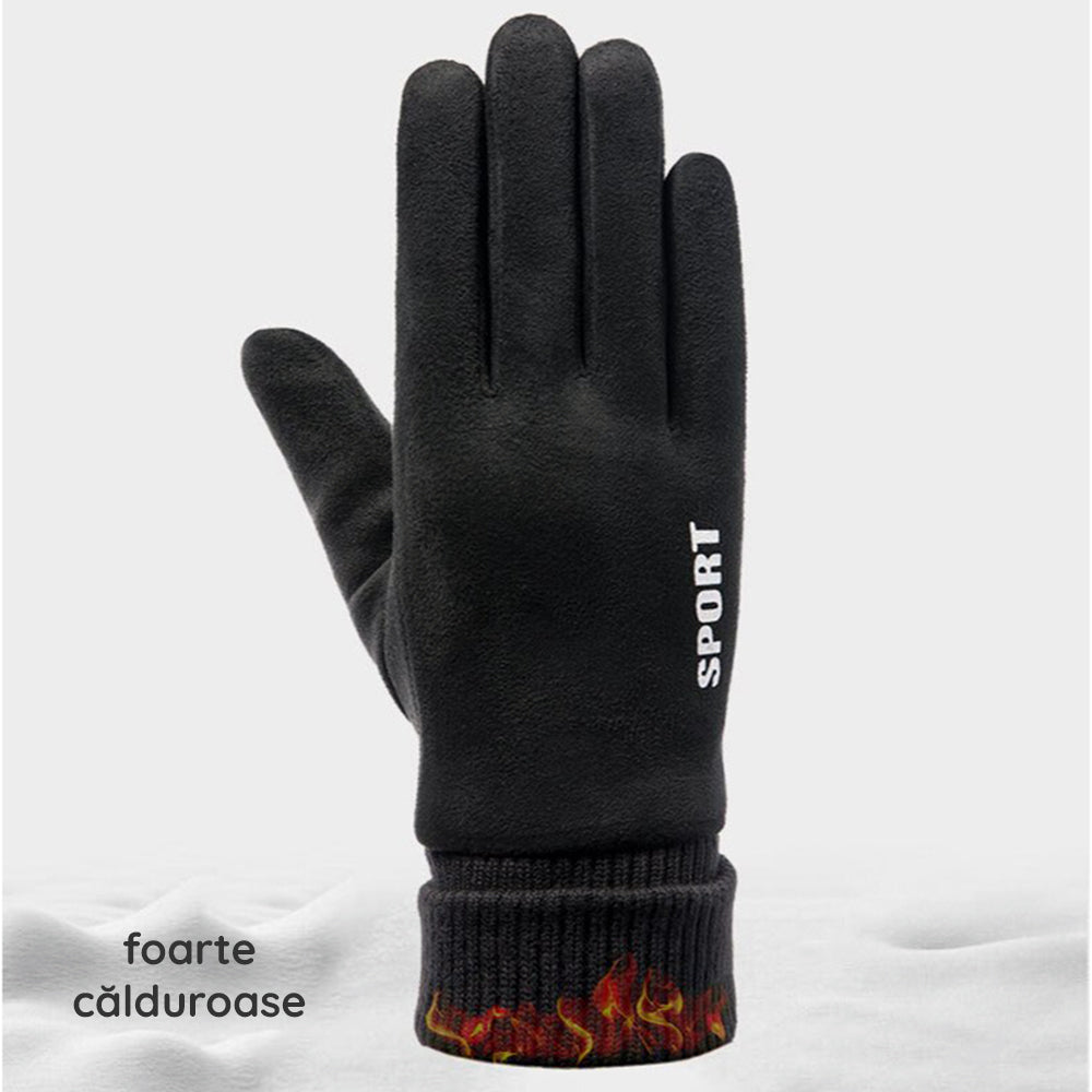 Guantes de Invierno Táctiles Unisex Techsuit ST0010, Talla Única, Negros