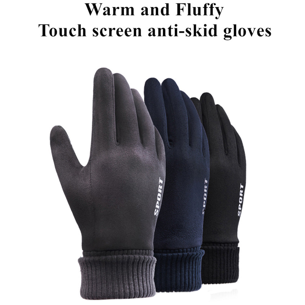 Guantes de Invierno Táctiles Unisex Techsuit ST0010, Talla Única, Negros