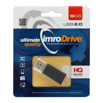 Memoria Externa USB-A Imro, 16Gb