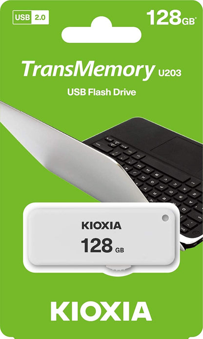 Memoria externa USB-A KIOXIA U203, 128Gb LU203W128GG4 LU203W128GG4