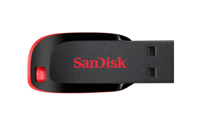 Memoria Externa USB-A SanDisk Cruzer Blade, 64Gb SDCZ50-064G-B35