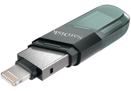 Memoria Externa USB-A 3.1 / Lightning SanDisk iXpand Flip, 256Gb SDIX90N-256G-GN6NE