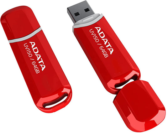 Memoria Externa USB-A 3.2 Adata UV150, 64Gb AUV150-64G-RRD