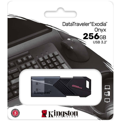 Memoria Externa Kingston Exodia Onyx USB-A 3.0 Kingston Exodia Onyx, 256Gb DTXON/256GB 