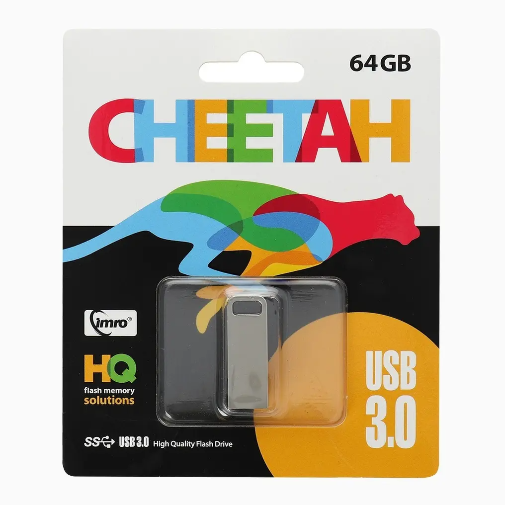 Memoria Externa USB-A 3.0 Imro Cheetah, 64Gb