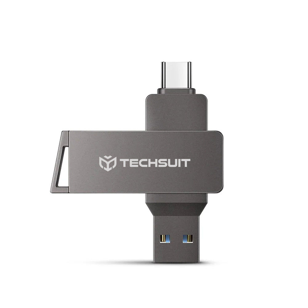 Memoria Externa USB-A 3.0 / USB-C Techsuit THSM20, 128Gb