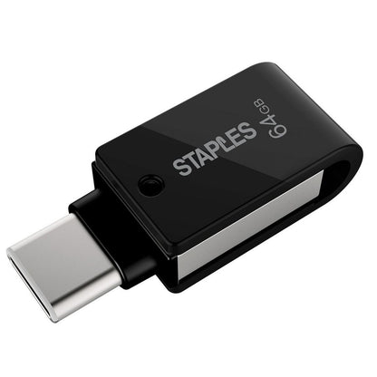 Memoria Externa USB-A 3.1 / USB-C Staples K23, 64Gb EKMMD64GK233CST