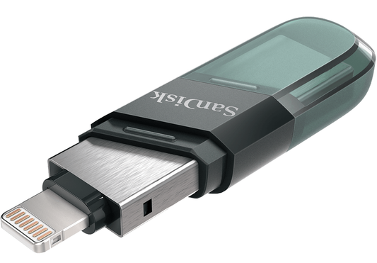 External Memory USB-A 3.1 / Lightning SanDisk iXpand Flip, 64Gb SDIX90N-064G-GN6NN
