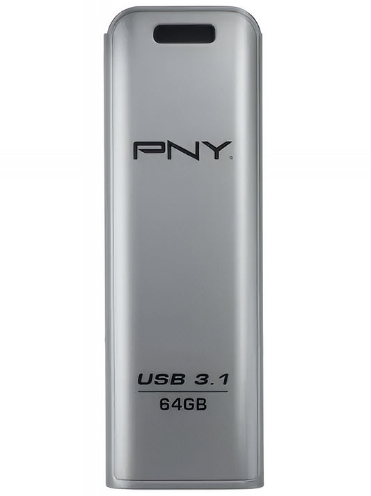 Memoria Externa USB-A 3.1 PNY Elite Steel, 64Gb FFD64GESTEEL31G-EF
