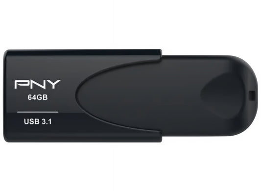 Memoria Externa USB-A 3.1 PNY Attache 4, 64Gb FD64GATT431KK-EF