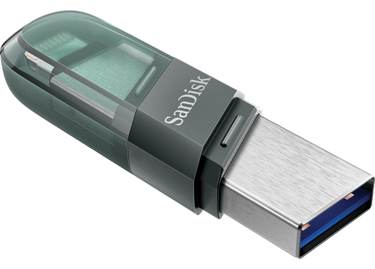 Memoria externa USB-A 3.1 / Lightning SanDisk iXpand Flip, 64Gb SDIX90N-064G-GN6NN