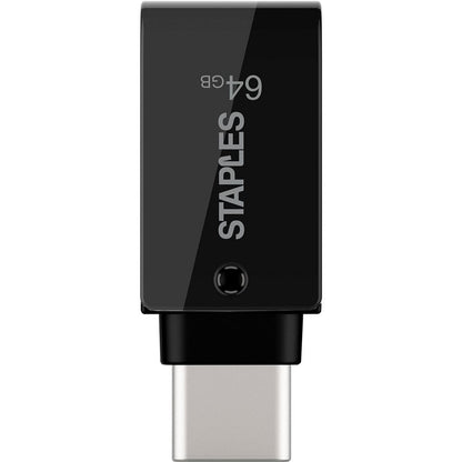 Memoria Externa USB-A 3.1 / USB-C Staples K23, 64Gb EKMMD64GK233CST