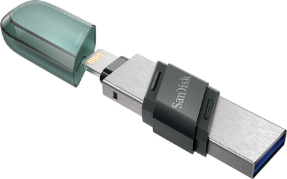 Memoria externa USB-A 3.1 / Lightning SanDisk iXpand Flip, 64Gb SDIX90N-064G-GN6NN