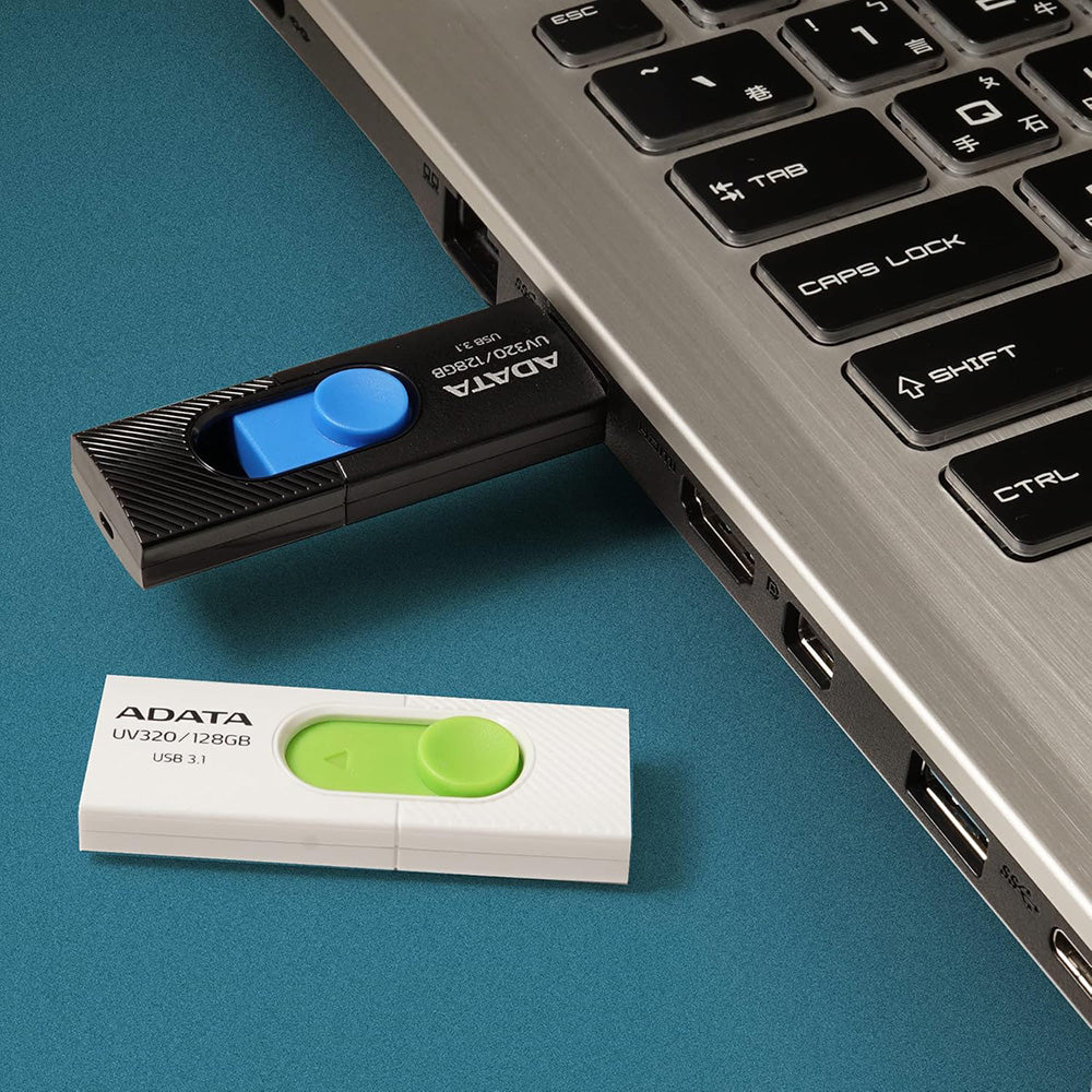 Memoria externa USB-A 3.1 Adata UV320, 32 GB AUV320-32G-RBKBL