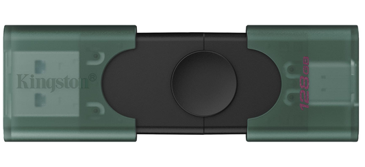 Memoria Externa USB-A 3.2 / USB-C Kingston Duo, 128Gb DTDEG2/128GB