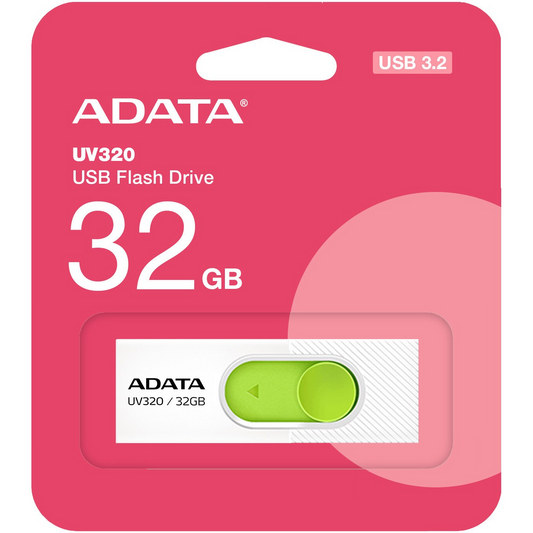 Memoria Externa USB-A 3.2 Adata UV320, 32Gb AUV320-32G-RWHGN