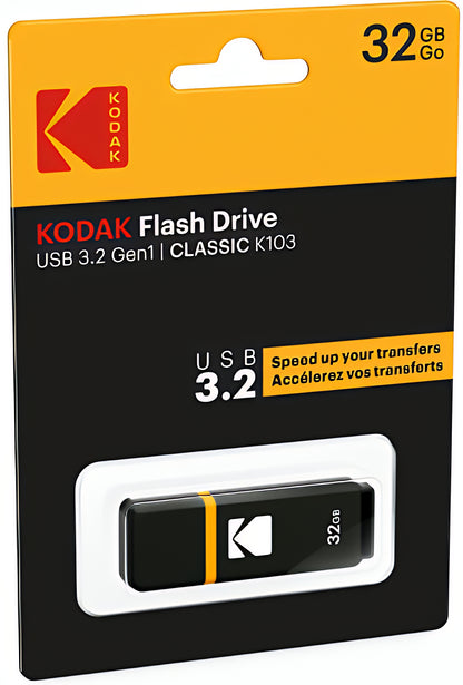 Memoria Externa USB-A 3.2 Kodak K100, 16Gb EKMMD16GK103