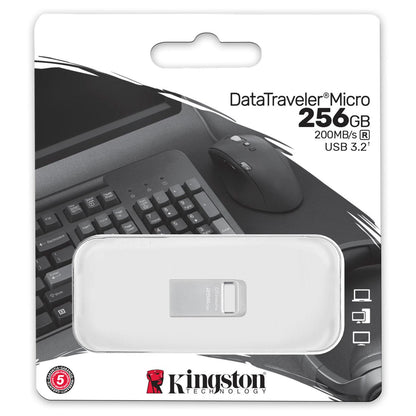 Memoria Externa Kingston Micro G2 USB-A 3.2 USB-A 3.2, 256Gb DTMC3G2/256GB 