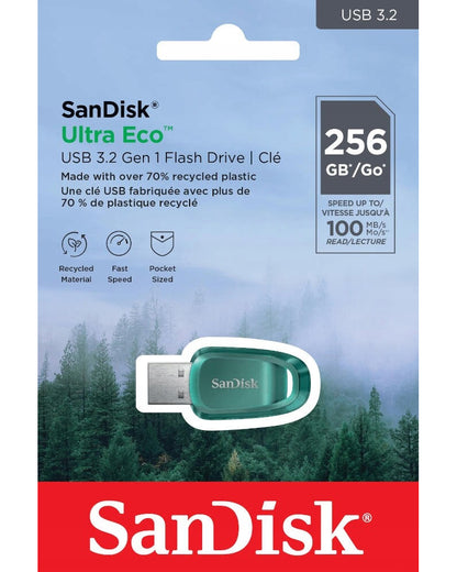 Memoria Externa USB-A 3.2 SanDisk Ultra Eco, 256Gb SDCZ96-256G-G46