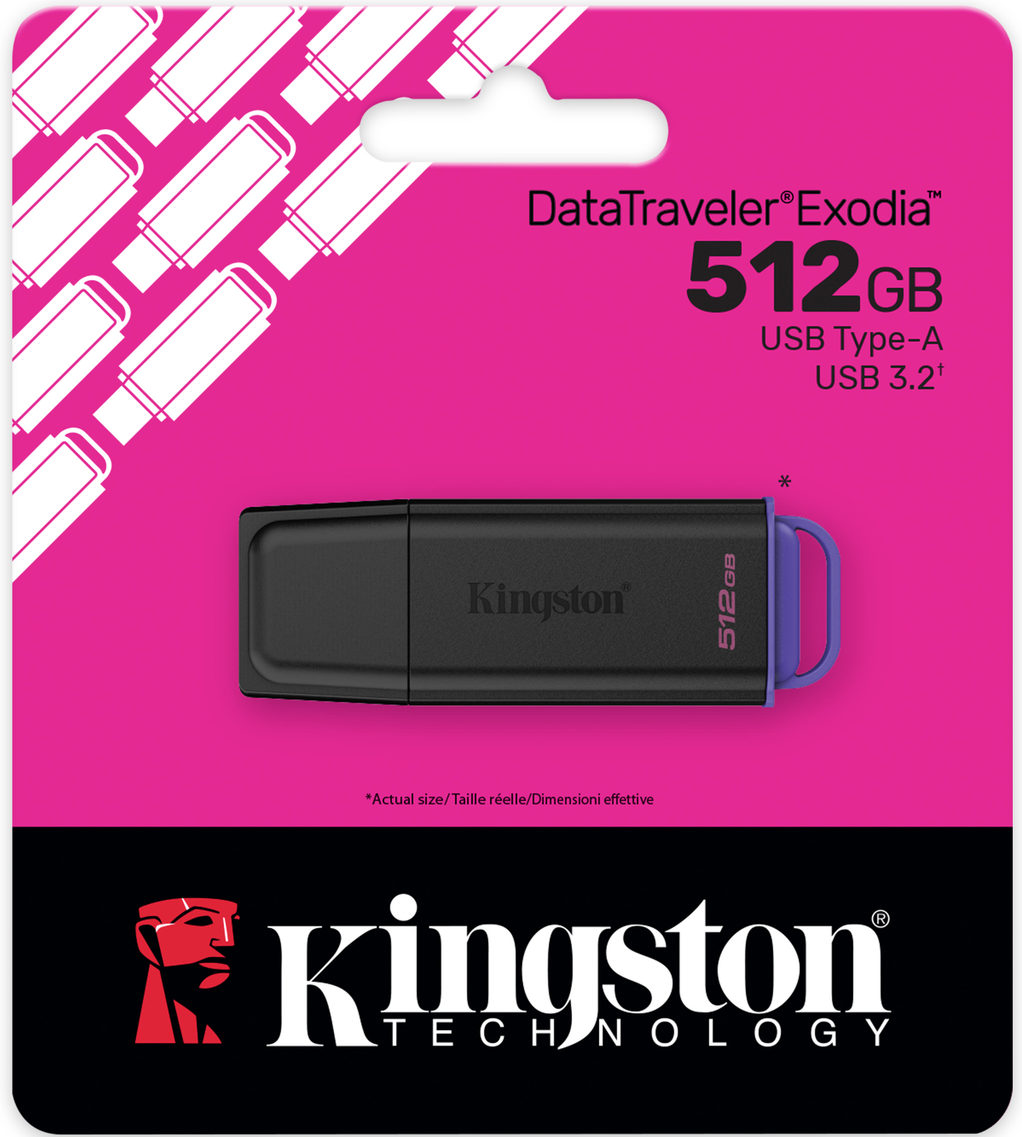 Memoria Externa USB-A 3.2 Kingston DT Exodia, 512Gb DTXG2/512GB