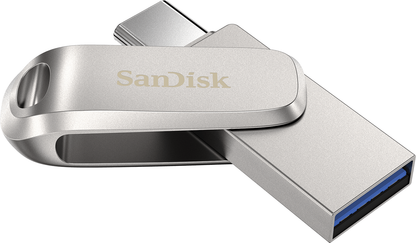 Memoria Externa USB-A 3.2 / USB-C SanDisk Ultra Luxe Dual Drive, 128Gb SDDDC4-128G-G46