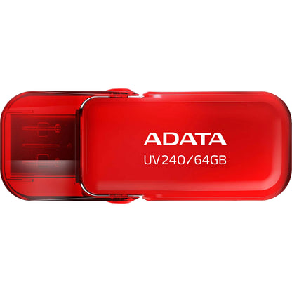 Memoria externa USB-A Adata UV240, 64Gb AUV240-64G-RRD 