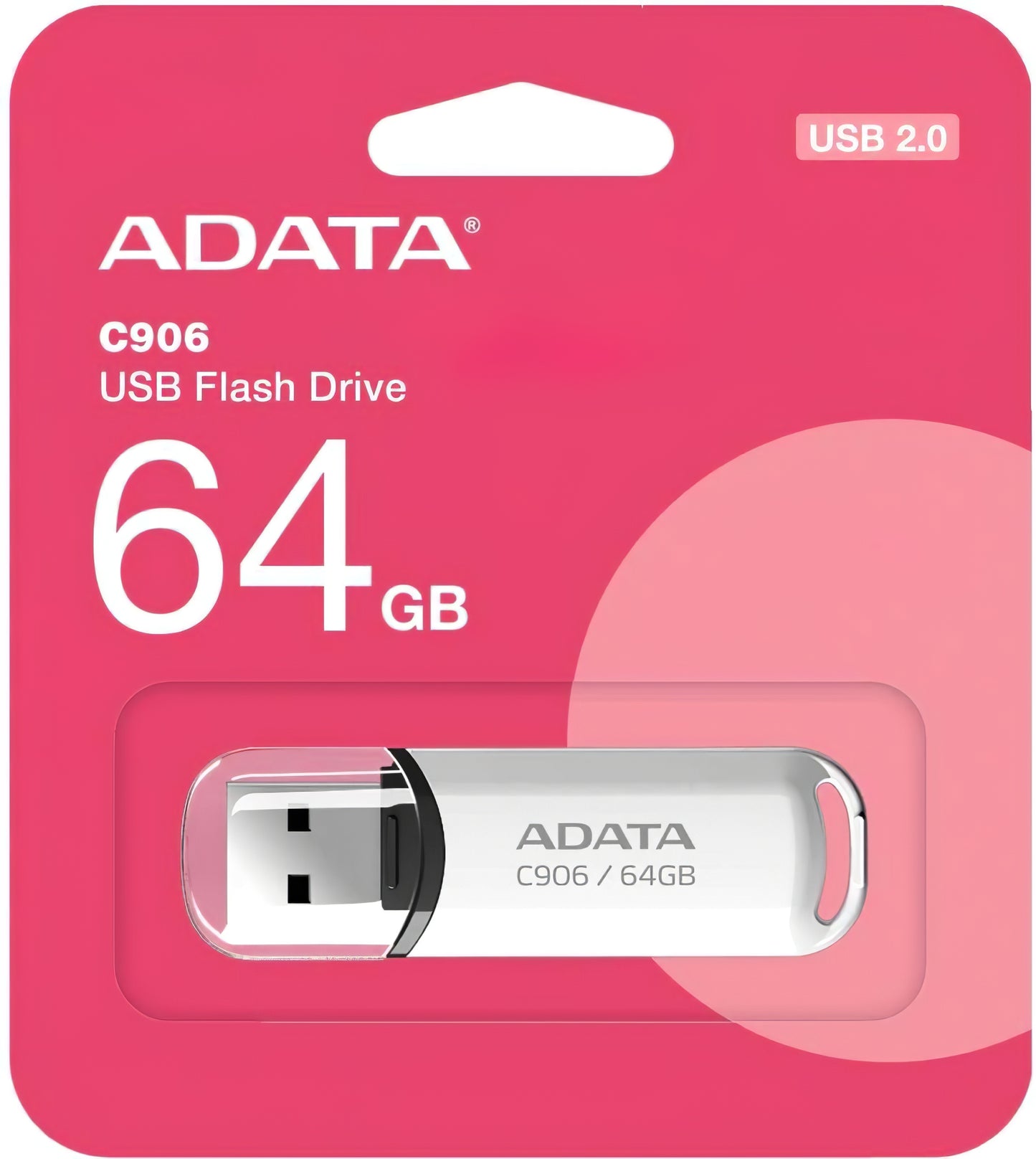 Memoria externa USB-A Adata C906, 64Gb AC906-64G-RWH 