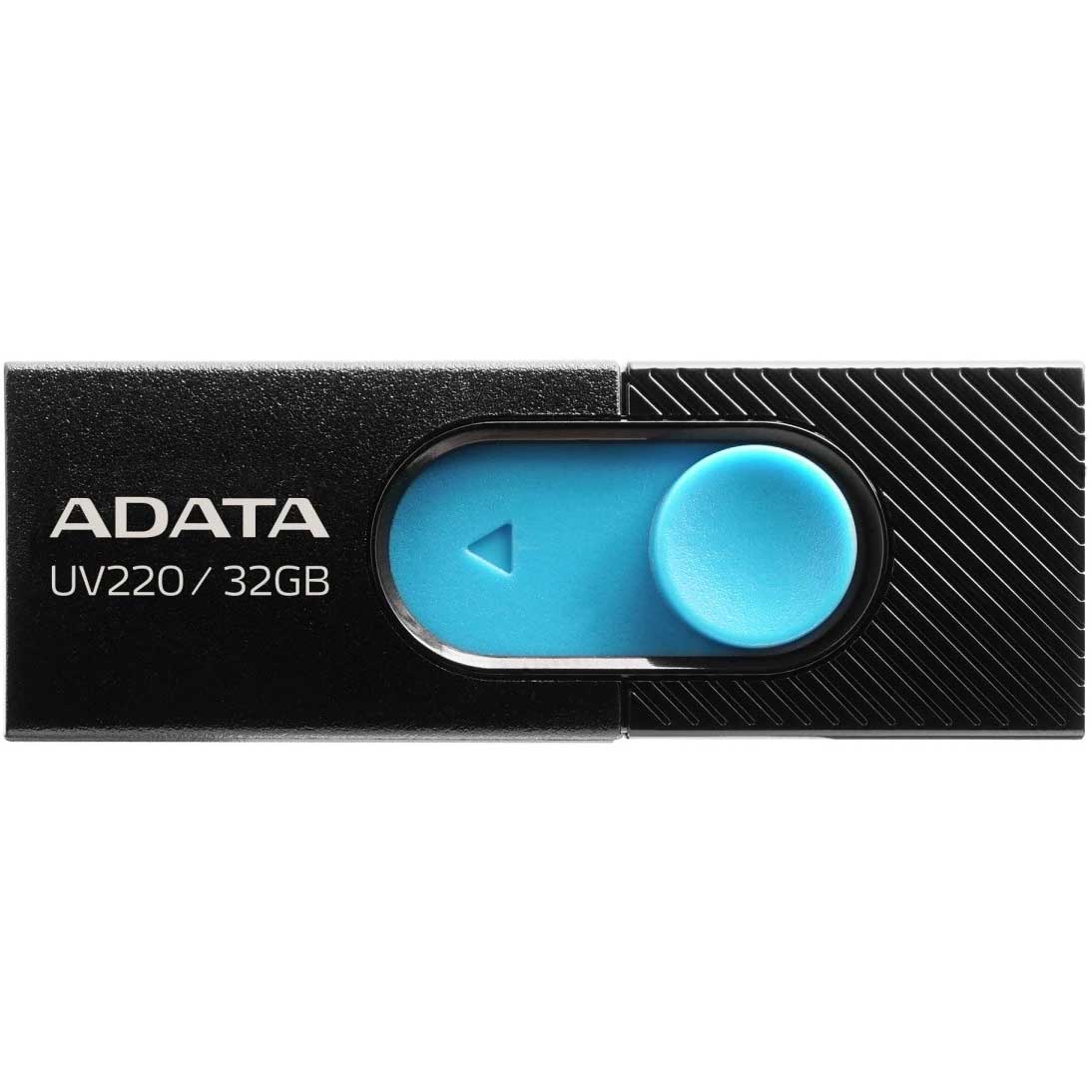 Memoria externa USB-A Adata UV220, 32Gb AUV220-32G-RBKBL 