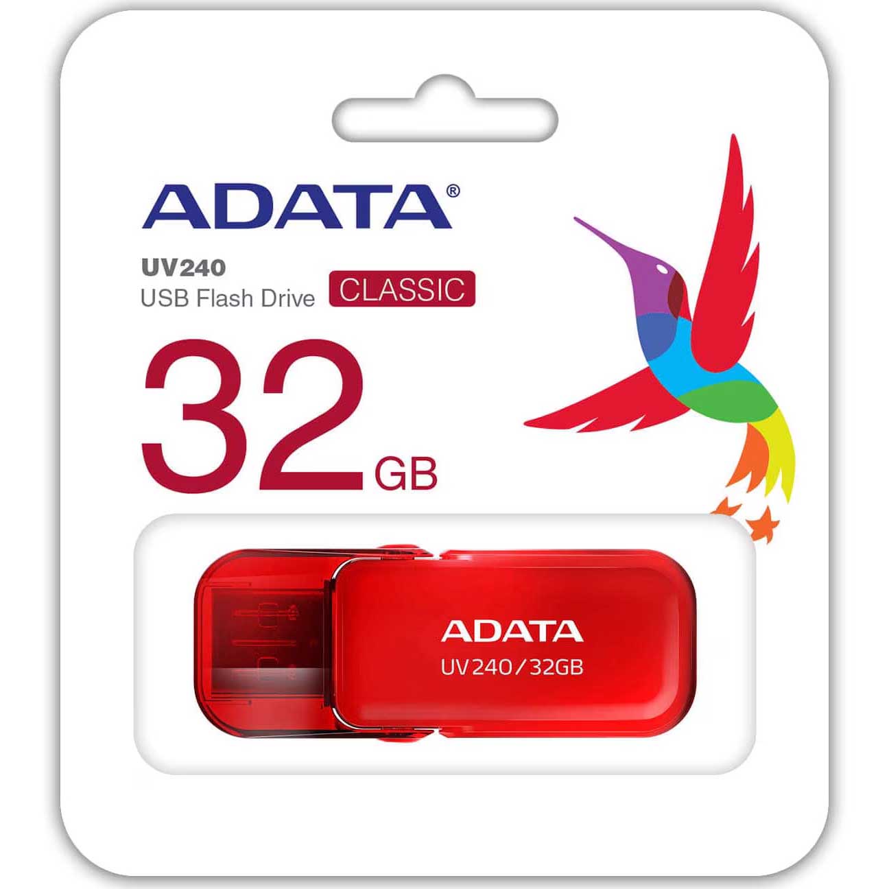 Memoria externa USB-A Adata UV240 UV240, 32Gb AUV240-32G-RRD AUV240-32G-RRD 