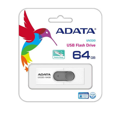 Memoria Externa USB-A Adata UV220, 64Gb AUV220-64G-RWHGY