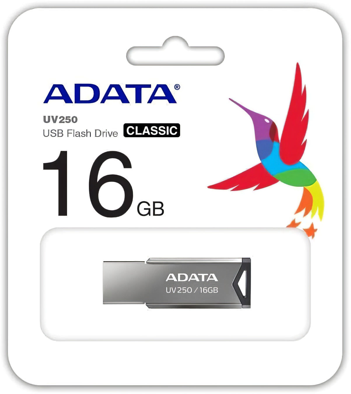 Memoria externa USB-A Adata UV250, 16Gb AUV250-16G-RBK AUV250-16G-RBK 