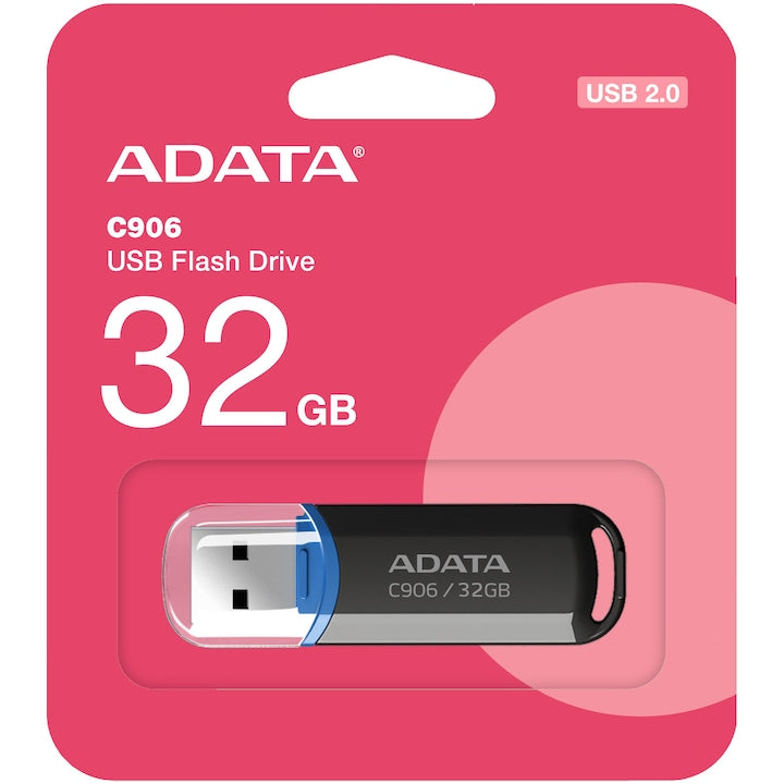 External USB-A Memory Adata C906, 32Gb AC906-32G-RBK
