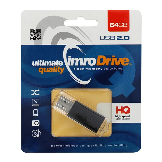 Memoria Externa USB-A Imro, 64Gb