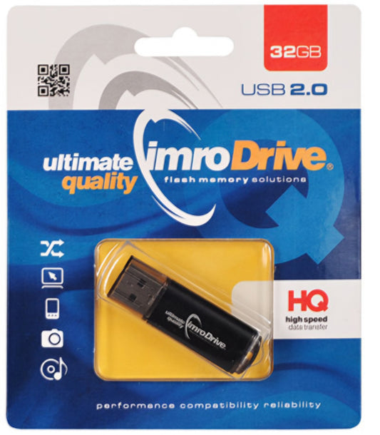 Memoria Externa USB-A Imro, 32Gb