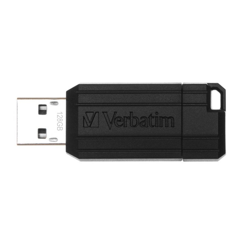 Memoria externa USB-A Verbatim PenDrive Pinstripe, 128Gb