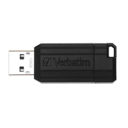 Memoria externa USB-A Verbatim PenDrive Pinstripe, 128Gb