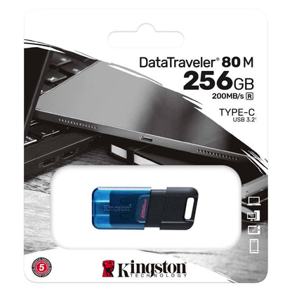 Memoria Externa Kingston DT80M DT80M/256GB USB-C, 256Gb 