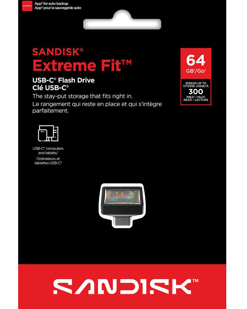 Memoria externa USB-C SanDisk Extreme Fit, 64Gb SDCZ530-064G-G46