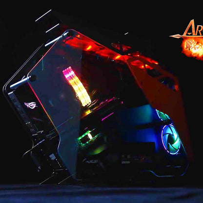 Memoria RAM Dato Ares Armor, DDR4, RGB, 8GB, 3200Mhz, CL16, Negra