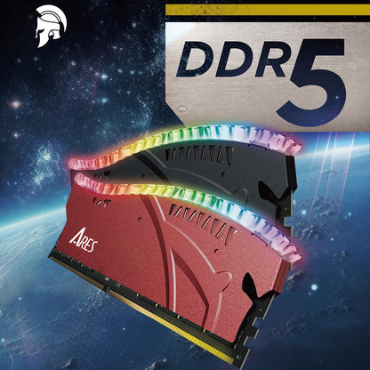 Memoria RAM Dato Ares Armor Lite, DDR5, RGB, 16GB, 6000Mhz, Negra ARB16G5K60
