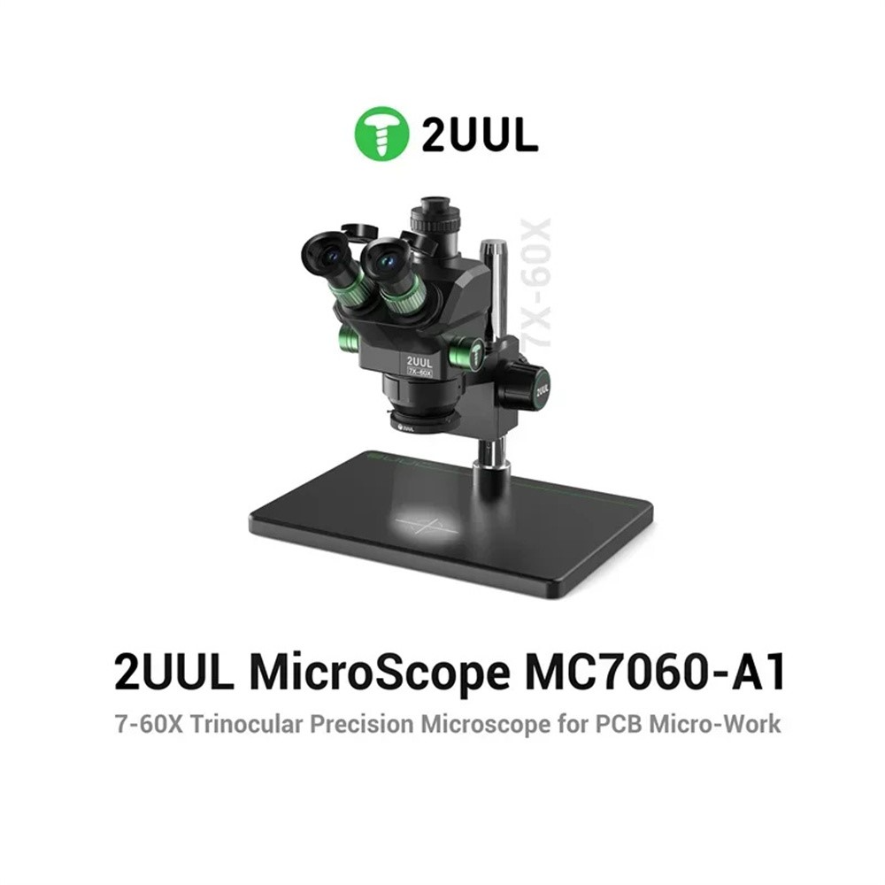 Microscopio 2UUL MC7060-A1, Negro