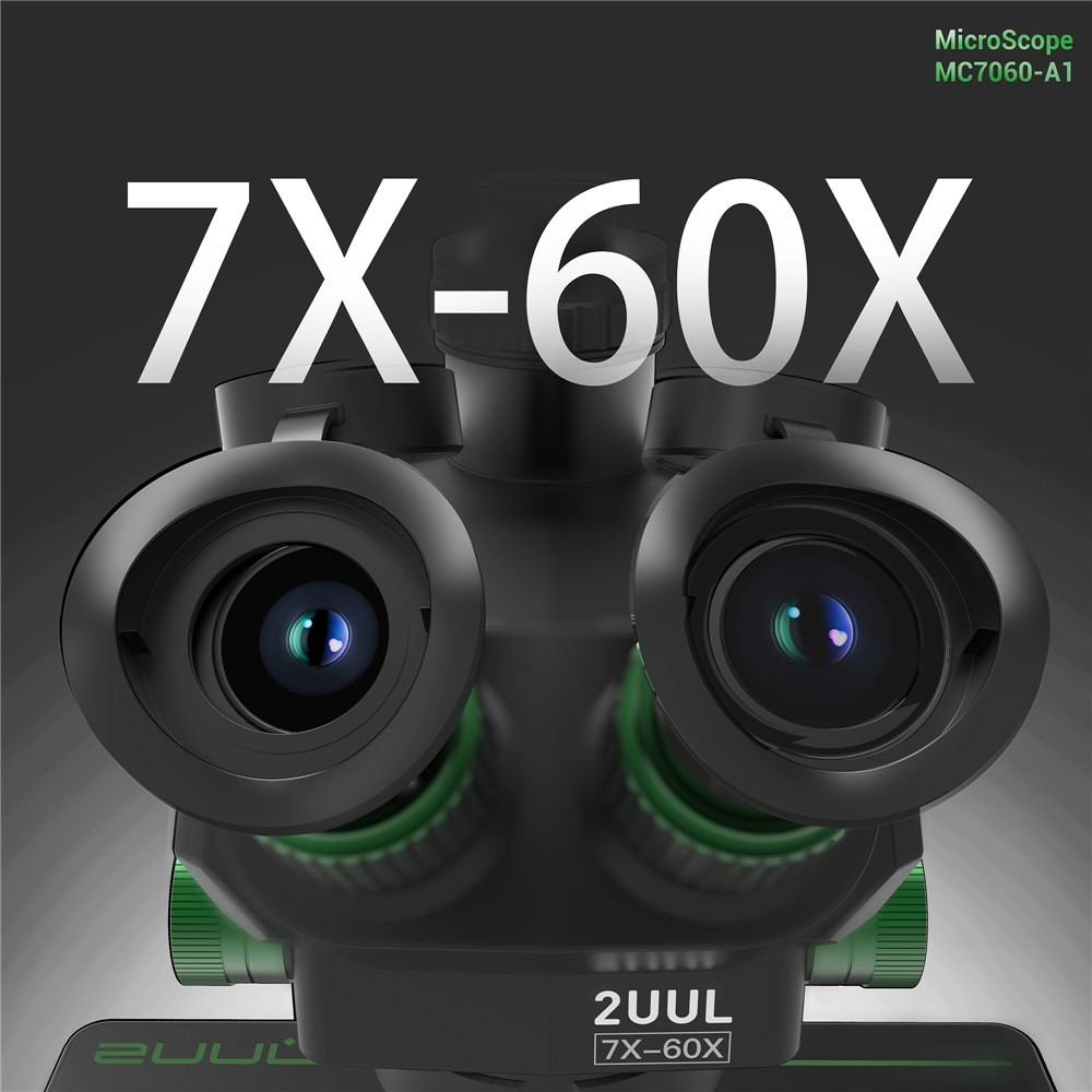 Microscopio 2UUL MC7060-A1, Negro