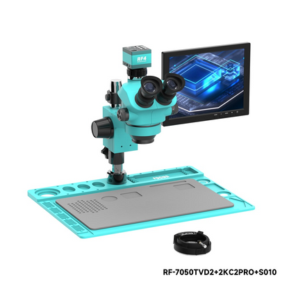 Microscopio con Monitor y Cámara RF4 RF-7050TVD2 + 2KC2PRO + S010