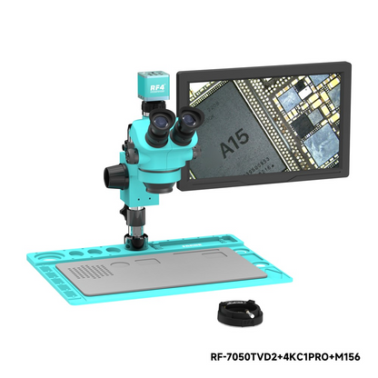 Microscopio con Monitor y Cámara RF4 RF-7050TVD2 + 4KC1PRO + M156