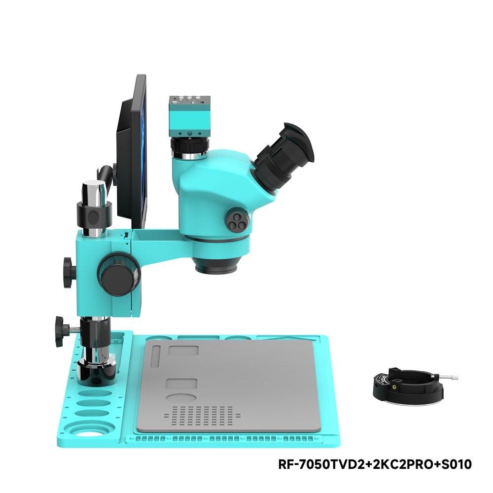 Microscopio con Monitor y Cámara RF4 RF-7050TVD2 + 2KC2PRO + S010